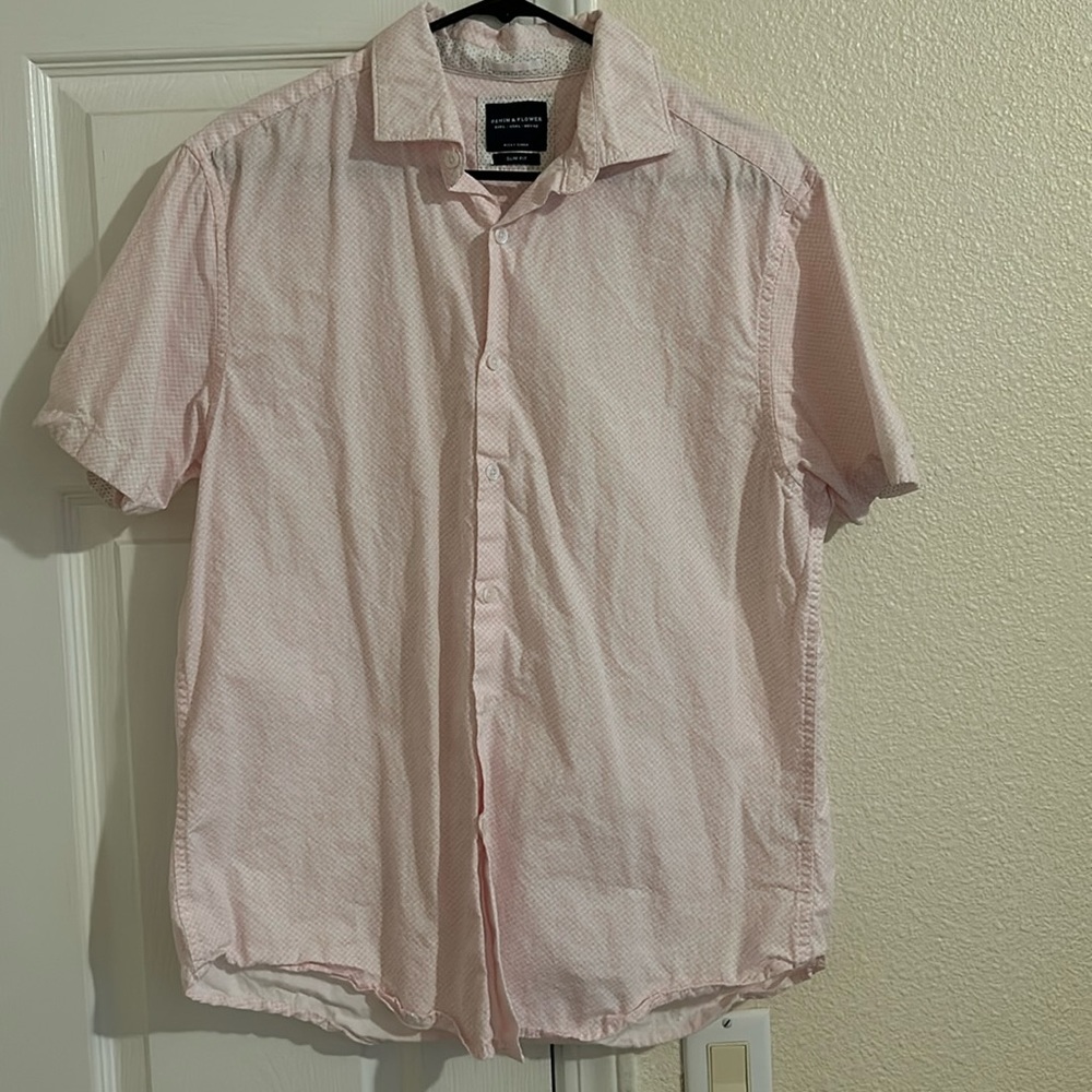 Denim & Flower Buttondown Sz. L